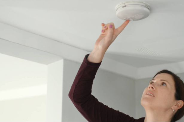 smoke alarm beeping